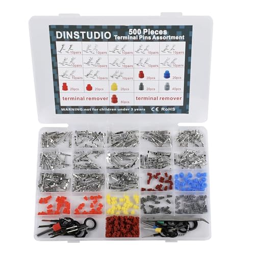 500pcs Stecker Pin Klemmen Mit Anschlüssen Entfernung Werkzeugauto Drahtklemmen Stecker 5/1 8/2 2/2 8/3 5 Mm 500pcs Stecker Pin Klemmen Mit Anschlüssen Entfernung Werkzeugauto Drahtklemmen Stecker 5/1 8/2 2/2 8/3 5 Mm von LfrXtra