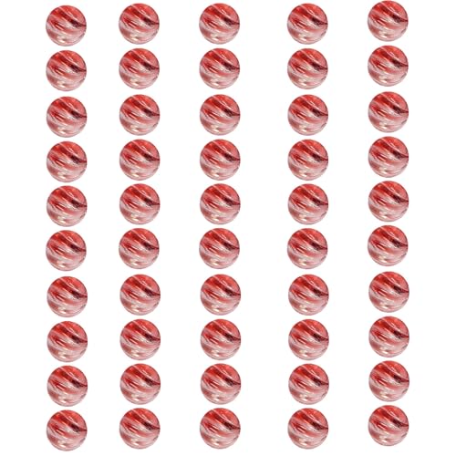 50pcs 14mm Transparente Glasperlen Mit Löchern Für Halskettenarmbänder Handwerksprojekte Und Modeschmuck Glashandwerksperlen von LfrXtra