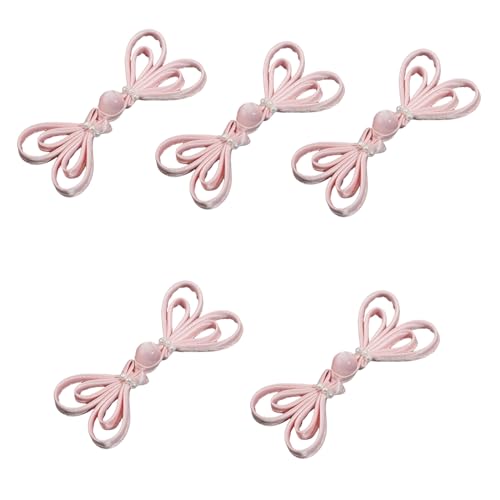 5pcs Chinesische Verschlussknöpfe Traditionelle Cheongsam Knöpfe Mit Perlen Cheongsam Nähfestern Chinesische Froschknöpfe von LfrXtra