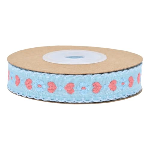 5yard Herzdruckband Wickelband Für Valentines Geschenkverpackung Hochzeitsstrauß Dekorationen Craft von LfrXtra