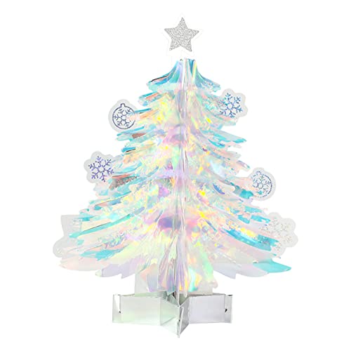 Frohe Weihnachten Grußkarte mit Umschlag 3D Weihnachtsbaum Party Einladung gefaltete Postkarte Neujahrsbedarf von LfrXtra