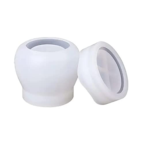 Glas-Silikonform mit Deckel, Süßigkeitenbehälter, Harzform, Modeschmuck, Aufbewahrungsbox, Epoxidharz-Gussform von LfrXtra