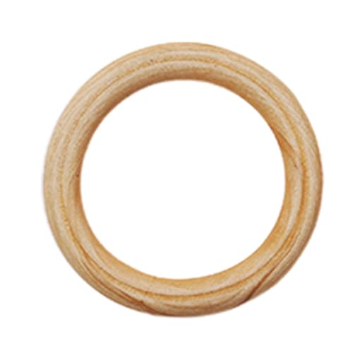Holzringe, unlackiert, massives Naturholz, glatte Holzkreise für Dekoration, Pflanzenaufhänger, Spielzeugherstellung Holzringe, unlackiert, massives Naturholz, glatte Holzkreise für Dekoration, Pflanzenaufhänger, Spielzeugherstellung von LfrXtra