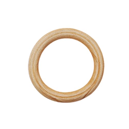 Holzringe, unlackiert, massives Naturholz, glatte Holzkreise für Dekoration, Pflanzenaufhänger, Spielzeugherstellung Holzringe, unlackiert, massives Naturholz, glatte Holzkreise für Dekoration, Pflanzenaufhänger, Spielzeugherstellung von LfrXtra