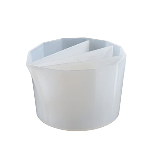 Klares Silikon Epoxidharz Mischbecher Verteilung Messung Tasse Epoxidharzwerkzeuge Für Schmuck Herstellung Hobbyhandwerk von LfrXtra