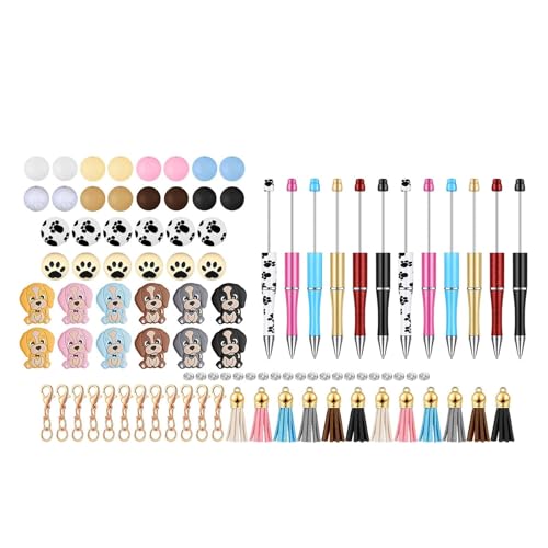 LfrXtra 12 Fache Perlenzbare Kugelschreiber Stifte Die Kits Mit Quasten Perlenstift Kits Tierbricherhilfe Für Die Schule Machen LfrXtra 12 Fache Perlenzbare Kugelschreiber Stifte Die Kits Mit Quasten Perlenstift Kits Tierbricherhilfe Für Die Schule Machen von LfrXtra