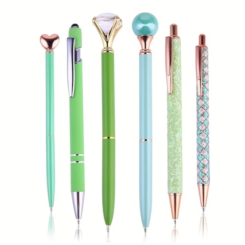 6pcs Ballpoint Pen Twist Action Ballpoint Pen 1.0mm Schreiben Reibungsablebig Einversteifbarer Kugelschreiber Für Schülerlehrer von LfrXtra