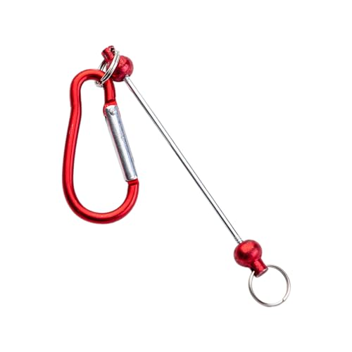 LfrXtra Beadable Schlüsselanhänger aus Metall, Schlüsselperlen, Schlüsselanhänger für Schlüsselanhänger, Schmuckherstellung von LfrXtra