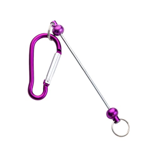 LfrXtra Beadable Schlüsselanhänger aus Metall, Schlüsselperlen, Schlüsselanhänger für Schlüsselanhänger, Schmuckherstellung von LfrXtra