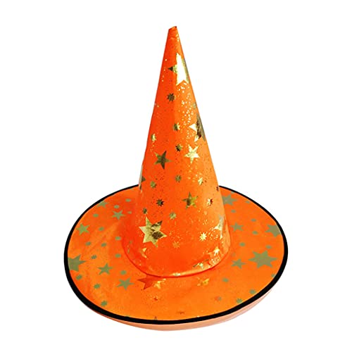 LfrXtra Halloween Bronzing Hexe Zauberer Hut Kopfbedeckung Maskerade Peaked Cosplay Requisiten Dekoration Verkleidung Party Kostüm Zubehör für Erwachsene Frauen Männer LfrXtra Halloween Bronzing Hexe Zauberer Hut Kopfbedeckung Maskerade Peaked Cosplay Requisiten Dekoration Verkleidung Party Kostüm Zubehör für Erwachsene Frauen Männer von LfrXtra
