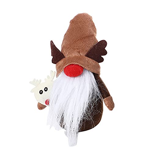 LfrXtra Schöne Weihnachtsmütze mit Elchmotiv für Ornamente, Dekoration für Zuhause, Restaurant, Party von LfrXtra