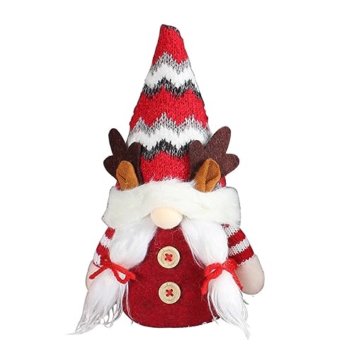 LfrXtra Weihnachtlicher Hirschgeweih-Hut, gesichtslos, bezaubernde Tischdekoration für Wohnzimmer oder Schlafzimmer LfrXtra Weihnachtlicher Hirschgeweih-Hut, gesichtslos, bezaubernde Tischdekoration für Wohnzimmer oder Schlafzimmer von LfrXtra