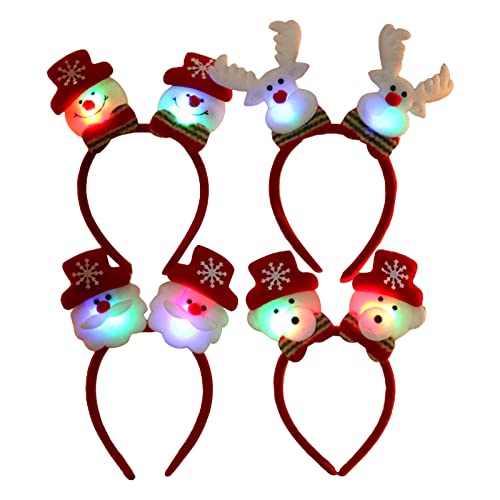 LfrXtra Weihnachts-Haarreifen mit pelzigen Hirschohren, LED-Plüschgeweih, Cartoon-Kopfschmuck für Halloween-Party-Dekoration LfrXtra Weihnachts-Haarreifen mit pelzigen Hirschohren, LED-Plüschgeweih, Cartoon-Kopfschmuck für Halloween-Party-Dekoration von LfrXtra