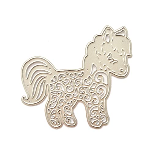 Metal Stanze Cuts Horse Cutting Stempel Schablone Schneidvorlage Für Scrapbook Album Paper Card Präge Basteln von LfrXtra
