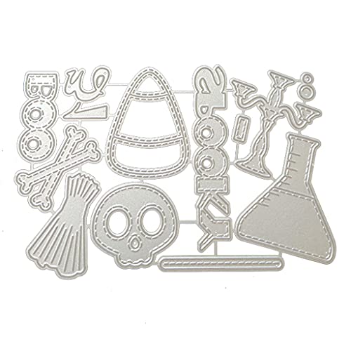 Metallische Stanzformen mit Weihnachtsmotiven, dekorative Weihnachtsschablone für Scrapbooking, Verzierungen von LfrXtra