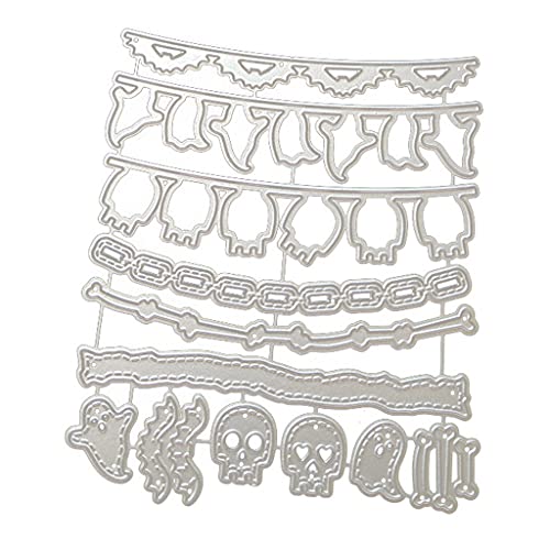 Metallische Stanzformen mit Weihnachtsmotiven, dekorative Weihnachtsschablone für Scrapbooking, Verzierungen von LfrXtra
