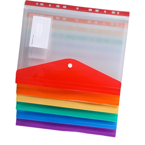 Packung Mit 6 Erweiterbaren Stanztaschen Klare Plastikdokumenthülle Hüllfellbrieftaschen Mit 11 Löcher Buchstaber Ordnerbeutel Packung Mit 6 Erweiterbaren Stanztaschen Klare Plastikdokumenthülle Hüllfellbrieftaschen Mit 11 Löcher Buchstaber Ordnerbeutel von LfrXtra
