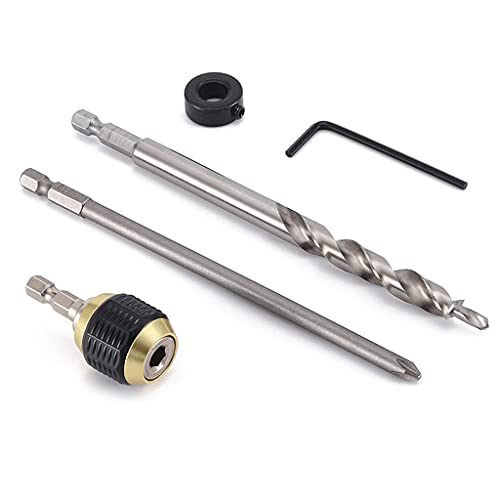 Positionierungsbohrmaschine Geneigte Loch Positionierungsbohrer Kombination 5pcs Handwerkzeuge Rostel von LfrXtra