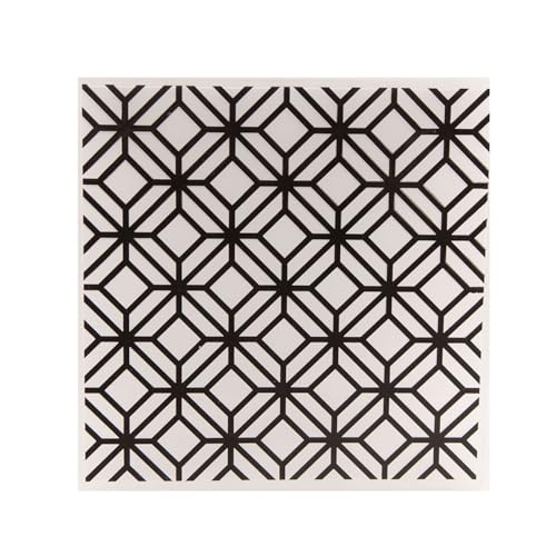 Prägeschablone, geometrische Schablone für Scrapbooking, Kunst, Handwerk, Fotoalbum, Kartenherstellung, Stempel, Druckklemme von LfrXtra