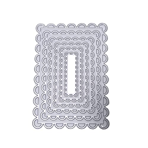 Rechteckige Metall-Stanzformen, Schablone, Scrapbooking, Album, Papier, Karte, Vorlage, Prägung, Handwerk Rechteckige Metall-Stanzformen, Schablone, Scrapbooking, Album, Papier, Karte, Vorlage, Prägung, Handwerk von LfrXtra