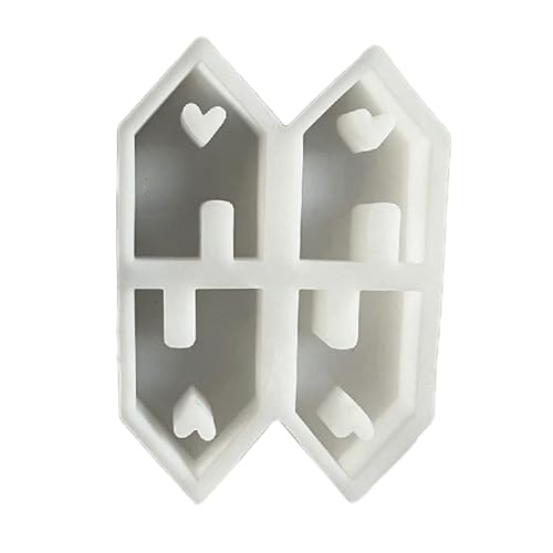 Silikonform in Hausform, Sternenhaus-Gussformen, Backformen, handgefertigte Formen, Seifenformen von LfrXtra