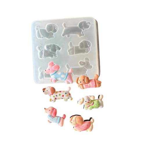 Silikonschlüsselkettenformen Harzschmuckformeln Hundeform Ohrring Formen Epoxidharzzubehör Zur Herstellung Von Accessoires Silikonschlüsselkettenformen Harzschmuckformeln Hundeform Ohrring Formen Epoxidharzzubehör Zur Herstellung Von Accessoires von LfrXtra