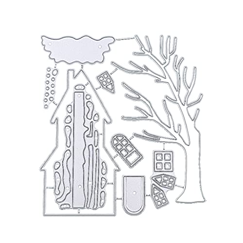 Snow House Metall-Stanzformen, Schablone, Scrapbooking, Album, Papier, Karte, Vorlage, Prägung, Dekoration Snow House Metall-Stanzformen, Schablone, Scrapbooking, Album, Papier, Karte, Vorlage, Prägung, Dekoration von LfrXtra