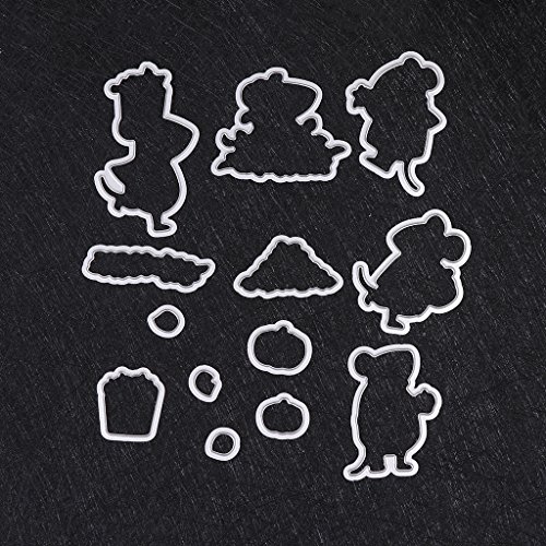 Stanzschablone aus Stahl für Scrapbooking, Alben, Papier, Karten von LfrXtra