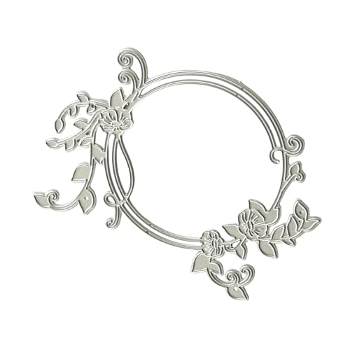 Stanzschablonen mit Blumenkranz, Scrapbooking, Prägewerkzeug, Karbonstahl, Stanzform für Scrapbooking, Kartenherstellung, Alben, Basteln, Metallschablonen Stanzschablonen mit Blumenkranz, Scrapbooking, Prägewerkzeug, Karbonstahl, Stanzform für Scrapbooking, Kartenherstellung, Alben, Basteln, Metallschablonen von LfrXtra
