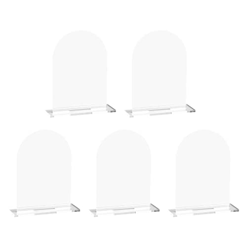 Transparente Acryl-Tischkarten mit Bodenhalter, Set für Festivals, Partys, Esstisch Transparente Acryl-Tischkarten mit Bodenhalter, Set für Festivals, Partys, Esstisch von LfrXtra