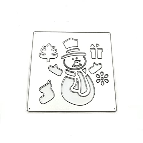 Weihnachten Snowman Metal Cuting Stirppen Stencil Scrapbooking Album Paper Card Vorlage Schimmelputzdekoration Dekoration von LfrXtra