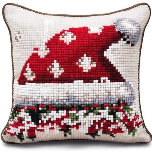 Lfynior DIY Kreuzstichkissen Weihnachten Stickkissen mit Muster 45X45cm Stickpackung Stickset Kreuzstich Kissen zum Basteln Stickkissen Stickpackung mit Vorgedruckt Kreuzstichmotiv Lfynior DIY Kreuzstichkissen Weihnachten Stickkissen mit Muster 45X45cm Stickpackung Stickset Kreuzstich Kissen zum Basteln Stickkissen Stickpackung mit Vorgedruckt Kreuzstichmotiv von Lfynior