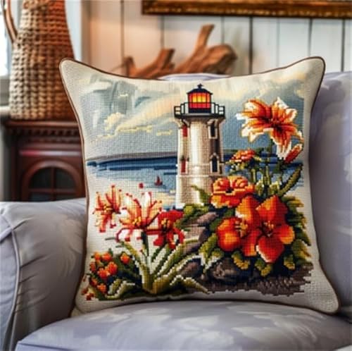 Lfynior Kreuzstich Kissen Set Landschaft Stickkissen zum Selbersticken 45X45cm Stickpackung Stickset Kreuzstich Kissen zum Basteln Stickkissen Stickpackung mit Vorgedruckt Kreuzstichmotiv Lfynior Kreuzstich Kissen Set Landschaft Stickkissen zum Selbersticken 45X45cm Stickpackung Stickset Kreuzstich Kissen zum Basteln Stickkissen Stickpackung mit Vorgedruckt Kreuzstichmotiv von Lfynior