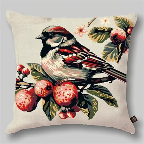 Lfynior Kreuzstich Kissen Set Vogel Stickkissen zum Selbersticken 45X45cm Stickpackung Stickset Kreuzstich Kissen zum Basteln Stickkissen Stickpackung mit Vorgedruckt Kreuzstichmotiv Lfynior Kreuzstich Kissen Set Vogel Stickkissen zum Selbersticken 45X45cm Stickpackung Stickset Kreuzstich Kissen zum Basteln Stickkissen Stickpackung mit Vorgedruckt Kreuzstichmotiv von Lfynior