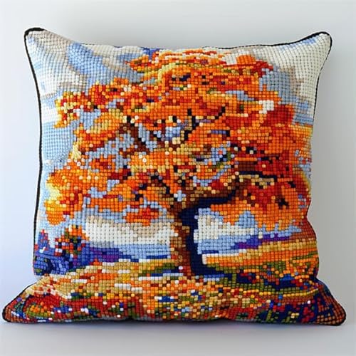 Lfynior Kreuzstich Kissen Set Vorgedruckt Baum Stickkissen zum Selbersticken 45X45cm Stickpackung Stickset Kreuzstich Kissen zum Basteln Stickkissen Stickpackung mit Vorgedruckt Kreuzstichmotiv Lfynior Kreuzstich Kissen Set Vorgedruckt Baum Stickkissen zum Selbersticken 45X45cm Stickpackung Stickset Kreuzstich Kissen zum Basteln Stickkissen Stickpackung mit Vorgedruckt Kreuzstichmotiv von Lfynior