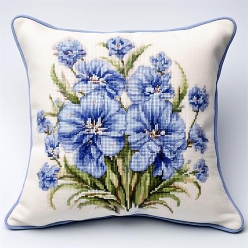 Lfynior Kreuzstich Kissen Set Vorgedruckt Blume Stickkissen zum Selbersticken 45X45cm Stickpackung Stickset Kreuzstich Kissen zum Basteln Stickkissen Stickpackung mit Vorgedruckt Kreuzstichmotiv Lfynior Kreuzstich Kissen Set Vorgedruckt Blume Stickkissen zum Selbersticken 45X45cm Stickpackung Stickset Kreuzstich Kissen zum Basteln Stickkissen Stickpackung mit Vorgedruckt Kreuzstichmotiv von Lfynior