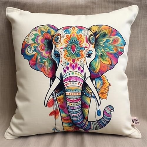 Lfynior Kreuzstich Kissen Set Vorgedruckt Elefant Stickkissen zum Selbersticken 45X45cm Stickpackung Stickset Kreuzstich Kissen zum Basteln Stickkissen Stickpackung mit Vorgedruckt Kreuzstichmotiv Lfynior Kreuzstich Kissen Set Vorgedruckt Elefant Stickkissen zum Selbersticken 45X45cm Stickpackung Stickset Kreuzstich Kissen zum Basteln Stickkissen Stickpackung mit Vorgedruckt Kreuzstichmotiv von Lfynior