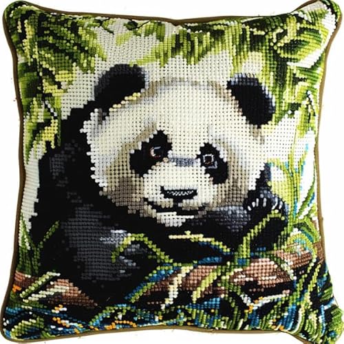 Lfynior Kreuzstich Kissen Set Vorgedruckt Panda Stickkissen zum Selbersticken 45X45cm Stickpackung Stickset Kreuzstich Kissen zum Basteln Stickkissen Stickpackung mit Vorgedruckt Kreuzstichmotiv Lfynior Kreuzstich Kissen Set Vorgedruckt Panda Stickkissen zum Selbersticken 45X45cm Stickpackung Stickset Kreuzstich Kissen zum Basteln Stickkissen Stickpackung mit Vorgedruckt Kreuzstichmotiv von Lfynior