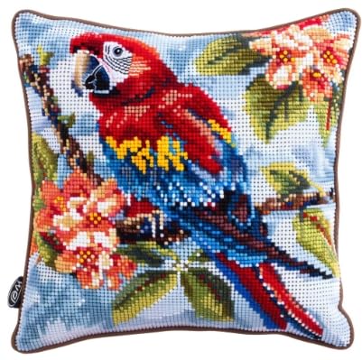 Lfynior Kreuzstich Kissen Set Vorgedruckt Papagei Stickkissen zum Selbersticken 45X45cm Stickpackung Stickset Kreuzstich Kissen zum Basteln Stickkissen Stickpackung mit Vorgedruckt Kreuzstichmotiv Lfynior Kreuzstich Kissen Set Vorgedruckt Papagei Stickkissen zum Selbersticken 45X45cm Stickpackung Stickset Kreuzstich Kissen zum Basteln Stickkissen Stickpackung mit Vorgedruckt Kreuzstichmotiv von Lfynior