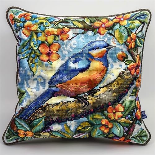 Lfynior Kreuzstich Kissen Set Vorgedruckt Vogel Stickkissen zum Selbersticken 45X45cm Stickpackung Stickset Kreuzstich Kissen zum Basteln Stickkissen Stickpackung mit Vorgedruckt Kreuzstichmotiv Lfynior Kreuzstich Kissen Set Vorgedruckt Vogel Stickkissen zum Selbersticken 45X45cm Stickpackung Stickset Kreuzstich Kissen zum Basteln Stickkissen Stickpackung mit Vorgedruckt Kreuzstichmotiv von Lfynior