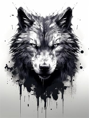Lfynior Kreuzstich Set Wolf 11CT Sticken Set 40cmX50cm DIY Vorgedruckt Stickbilder Handwerk Home Decor Starter-Set für Wandkunst-Heimdekoration Lfynior Kreuzstich Set Wolf 11CT Sticken Set 40cmX50cm DIY Vorgedruckt Stickbilder Handwerk Home Decor Starter-Set für Wandkunst-Heimdekoration von Lfynior
