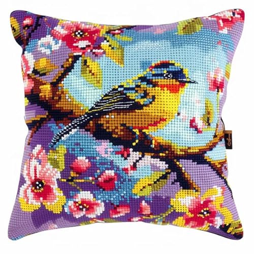 Lfynior Kreuzstichkissen Set Vogel Stickkissen zum Selbersticken 45X45cm Stickpackung Stickset Kreuzstich Kissen zum Basteln Stickkissen Stickpackung mit Vorgedruckt Kreuzstichmotiv Lfynior Kreuzstichkissen Set Vogel Stickkissen zum Selbersticken 45X45cm Stickpackung Stickset Kreuzstich Kissen zum Basteln Stickkissen Stickpackung mit Vorgedruckt Kreuzstichmotiv von Lfynior