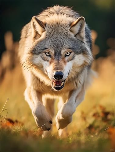 Lfynior Stickpackung Kreuzstich Wolf 11CT Sticken Set 40cmX50cm DIY Vorgedruckt Stickbilder Handwerk Home Decor Starter-Set für Wandkunst-Heimdekoration Lfynior Stickpackung Kreuzstich Wolf 11CT Sticken Set 40cmX50cm DIY Vorgedruckt Stickbilder Handwerk Home Decor Starter-Set für Wandkunst-Heimdekoration von Lfynior