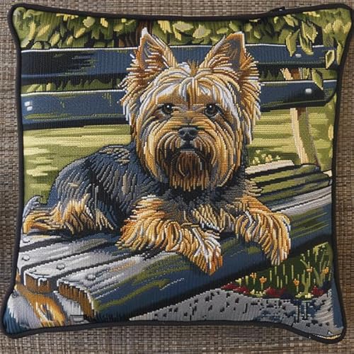 Lfynior Stickset für Kreuzstichkissen Hund Haustier Stickkissen zum Selbersticken 45X45cm Stickpackung Stickset Kreuzstich Kissen zum Basteln Stickkissen Stickpackung mit Vorgedruckt Kreuzstichmotiv Lfynior Stickset für Kreuzstichkissen Hund Haustier Stickkissen zum Selbersticken 45X45cm Stickpackung Stickset Kreuzstich Kissen zum Basteln Stickkissen Stickpackung mit Vorgedruckt Kreuzstichmotiv von Lfynior