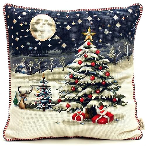 Lfynior Stickset für Kreuzstichkissen Weihnachten Stickkissen zum Selbersticken 45X45cm Stickpackung Stickset Kreuzstich Kissen zum Basteln Stickkissen Stickpackung mit Vorgedruckt Kreuzstichmotiv Lfynior Stickset für Kreuzstichkissen Weihnachten Stickkissen zum Selbersticken 45X45cm Stickpackung Stickset Kreuzstich Kissen zum Basteln Stickkissen Stickpackung mit Vorgedruckt Kreuzstichmotiv von Lfynior