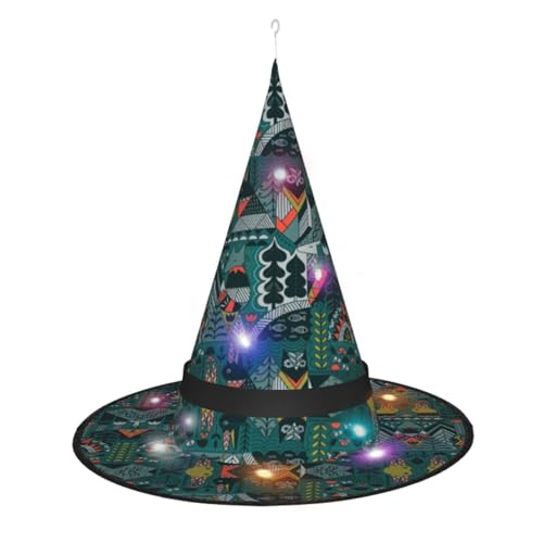 Lghdfyo Halloween-Hexenhüte für Erwachsene, hängende dekorative Hüte, faltbare Hexenhüte, Rollenspiele, Kleidung, Zubehör, Hüte Lghdfyo Halloween-Hexenhüte für Erwachsene, hängende dekorative Hüte, faltbare Hexenhüte, Rollenspiele, Kleidung, Zubehör, Hüte von Lghdfyo