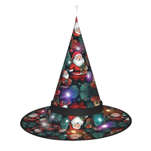 Lghdfyo Halloween-Hexenhüte für Erwachsene, hängende dekorative Hüte, faltbare Hexenhüte, Rollenspiele, Kleidung, Zubehör, Hüte von Lghdfyo