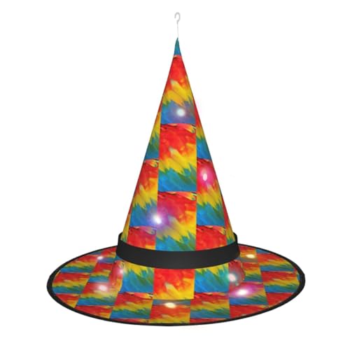 Lghdfyo Halloween-Hexenhüte für Erwachsene, hängende dekorative Hüte, faltbare Hexenhüte, Rollenspiele, Kleidung, Zubehör, Hüte Lghdfyo Halloween-Hexenhüte für Erwachsene, hängende dekorative Hüte, faltbare Hexenhüte, Rollenspiele, Kleidung, Zubehör, Hüte von Lghdfyo