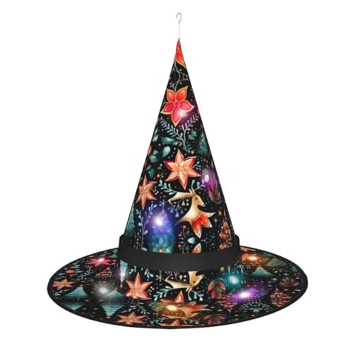 Lghdfyo Halloween-Hexenhüte für Erwachsene, hängende dekorative Hüte, faltbare Hexenhüte, Rollenspiele, Kleidung, Zubehör, Hüte Lghdfyo Halloween-Hexenhüte für Erwachsene, hängende dekorative Hüte, faltbare Hexenhüte, Rollenspiele, Kleidung, Zubehör, Hüte von Lghdfyo