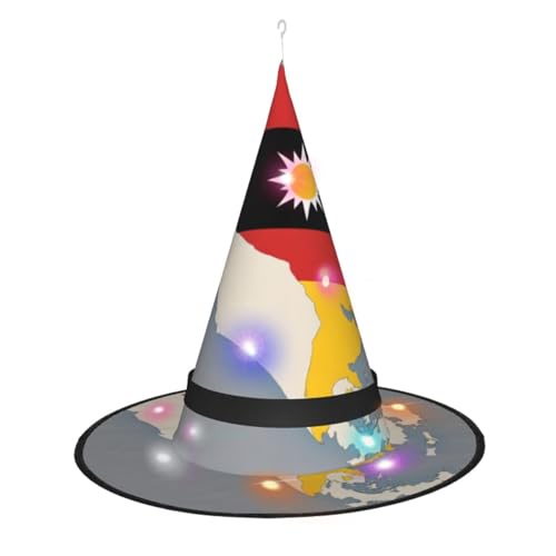 Lghdfyo Halloween-Hexenhüte für Erwachsene, hängende dekorative Hüte, faltbare Hexenhüte, Rollenspiele, Kleidung, Zubehör, Hüte Lghdfyo Halloween-Hexenhüte für Erwachsene, hängende dekorative Hüte, faltbare Hexenhüte, Rollenspiele, Kleidung, Zubehör, Hüte von Lghdfyo